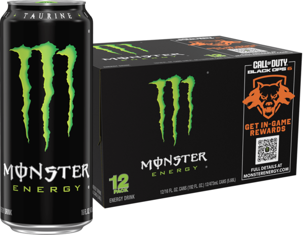 Monster Energy, Original, Energy Drink, 12 count, 16 fl oz