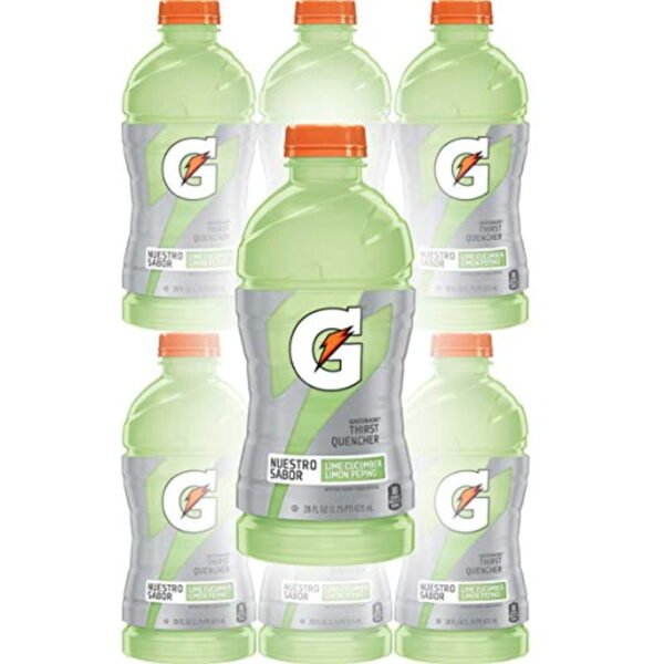 Gatorade Lime Cucumber, 28 Fl Oz Bottles (Pack Of 6, Total Of 168 Oz)