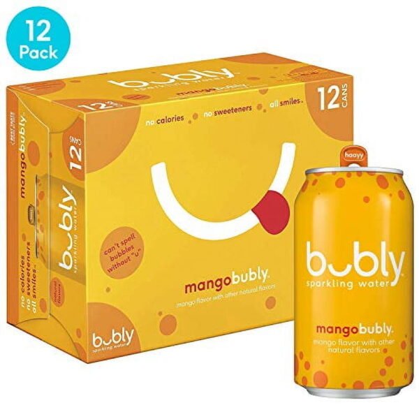 PepsiCo Bubly  Sparkling Water, 12 ea