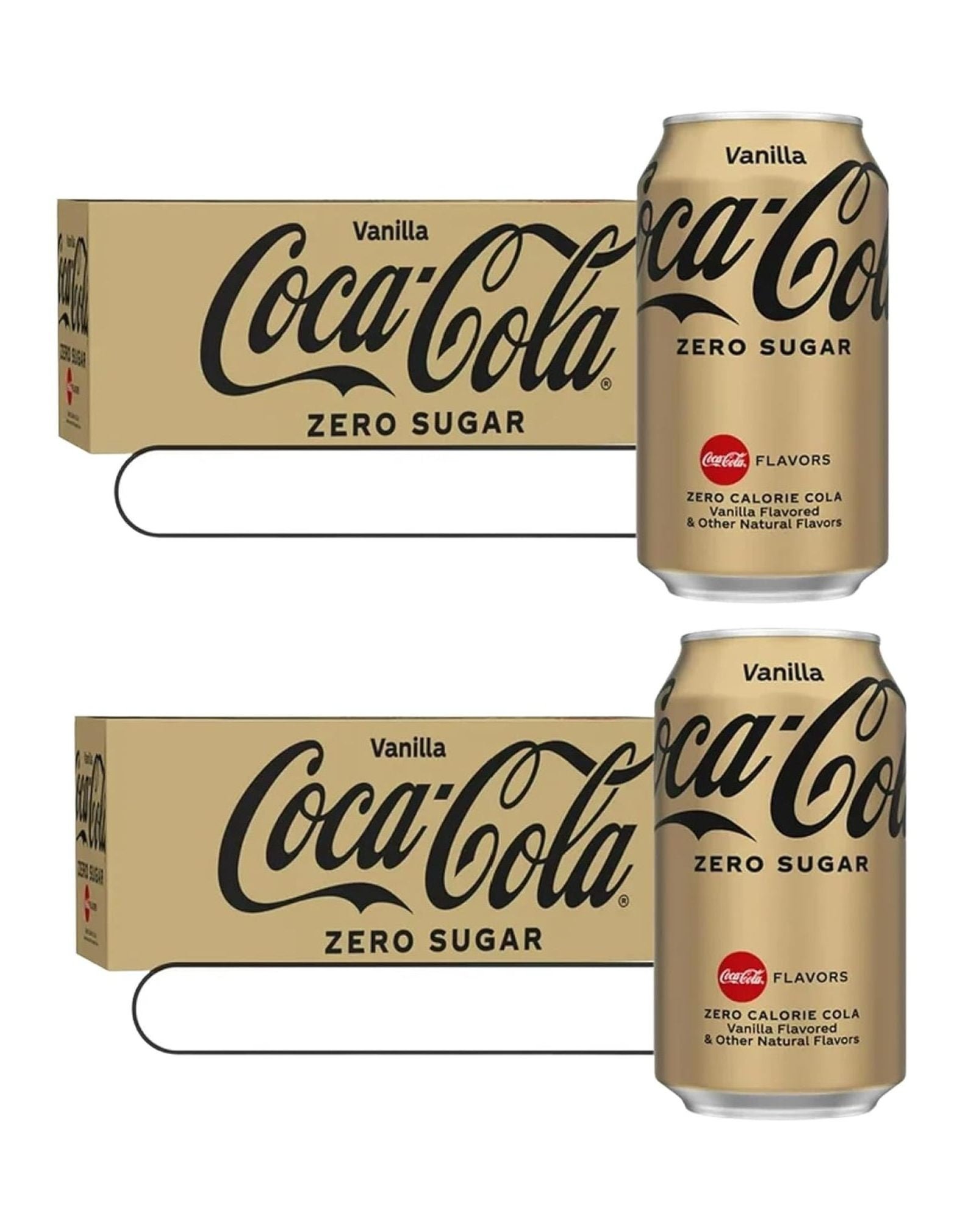 Zero Vanilla Calorie , 144 Fl. Oz (Pack of 2) By Jsmark