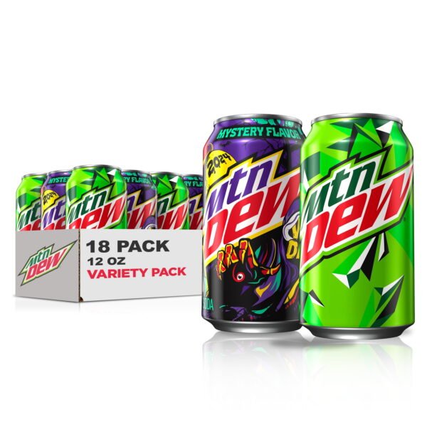 Mountain Dew VooDew, Variety Pack, 12 fl oz 18 Cans