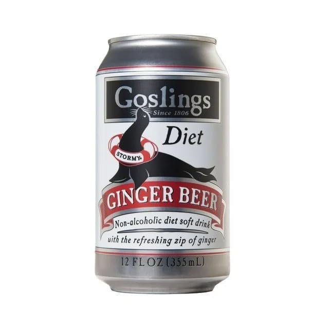 Gosling's Ginger Beer 12 Oz - Pack of 12 (12 Fl Oz, Diet)