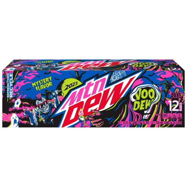 Mtn Dew Voo Dew Soda Mystery Flavor 12 Fl Oz
