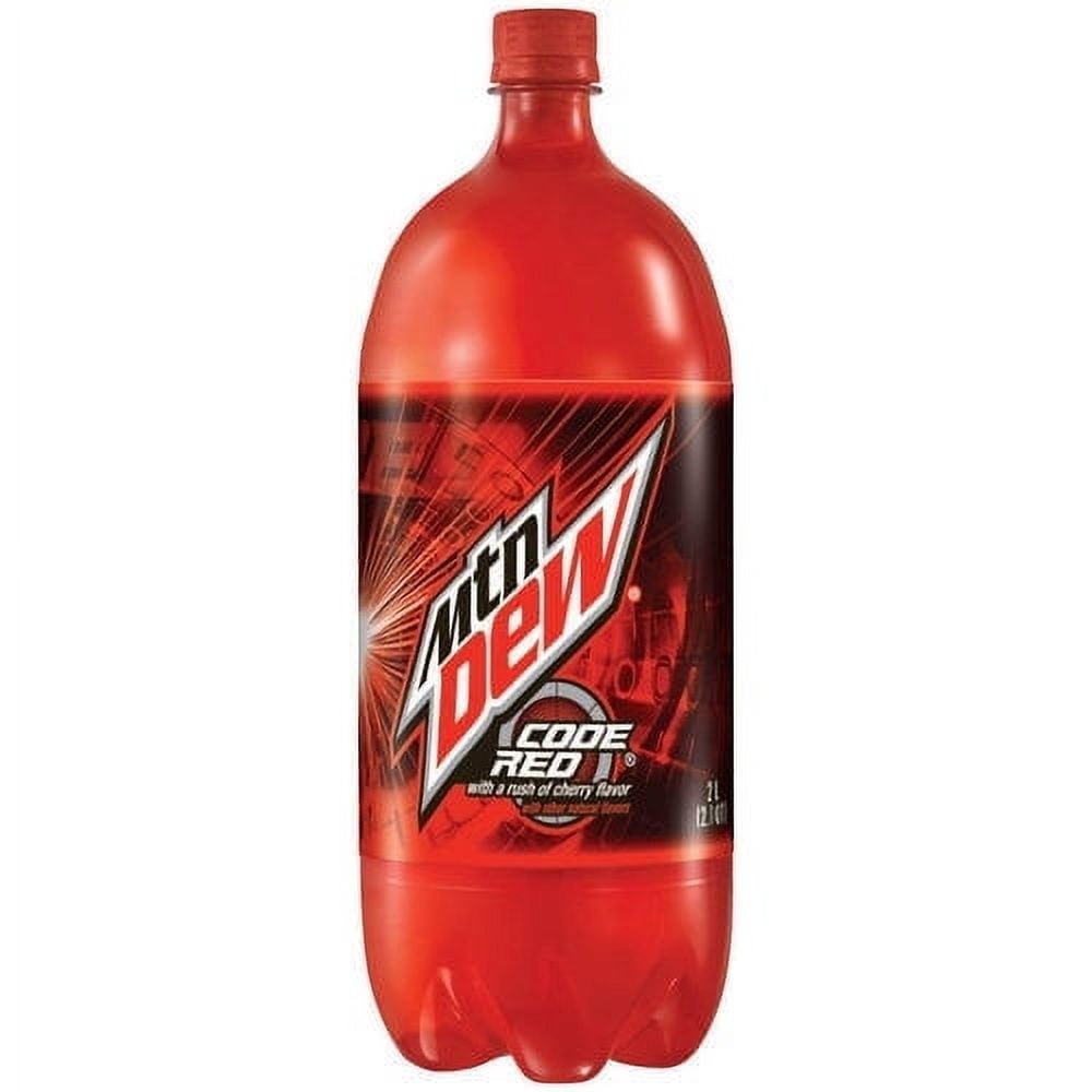Mountain Dew Code Red Cherry Citrus Soda Pop, 2 Liter Bottle (Pack of 2)