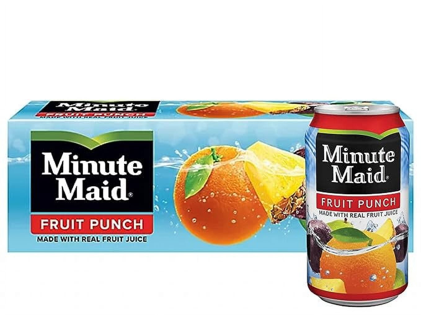 Minute Maid Fruit Punch Cans, 12 Ounces Bundled by Louisiana Pantry (24 Pack)