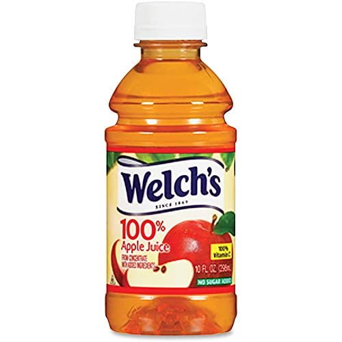 Welch's 100% Apple Juice, No Sugar Added, 10 oz., 24 Bottles (ARN31600)