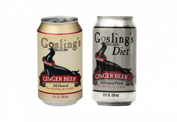 Gosling's Stormy Ginger Beer Soda Variety Pack , Pack of 24, 12 oz Cans, 12 cans of each: Regular and Diet